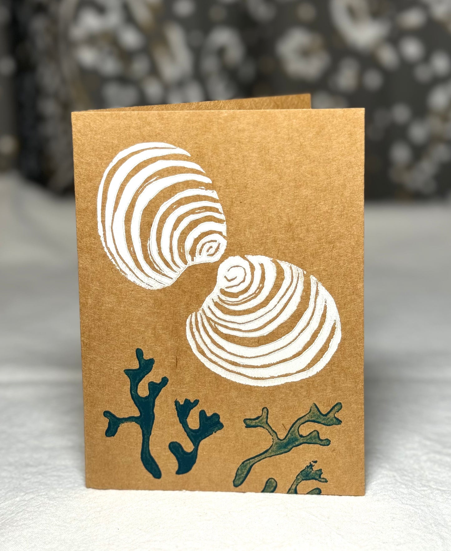 Shell and Seaweed notecard